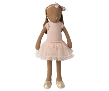 Hase Größe 3 schokobraun Balletanzug&Rock rosa