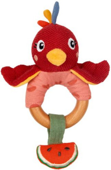 Holz-Ringrassel Paradiesvogel  -Little Wonder-