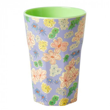Becher groß Flower Painting