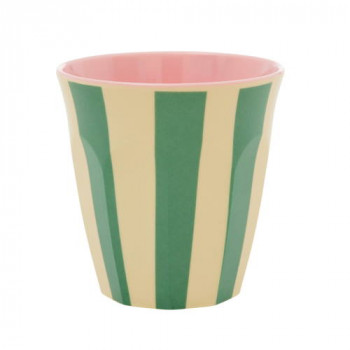 Becher Green Stripe