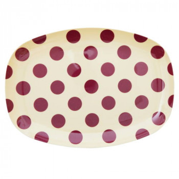 Tablett Purpel Dot