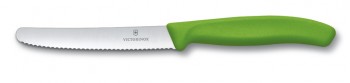 Victorinox Tomatenmesser Wellenschliff 11cm grün