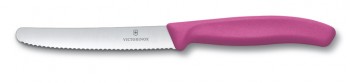 Victorinox Tomatenmesser Wellenschliff 11cm pink